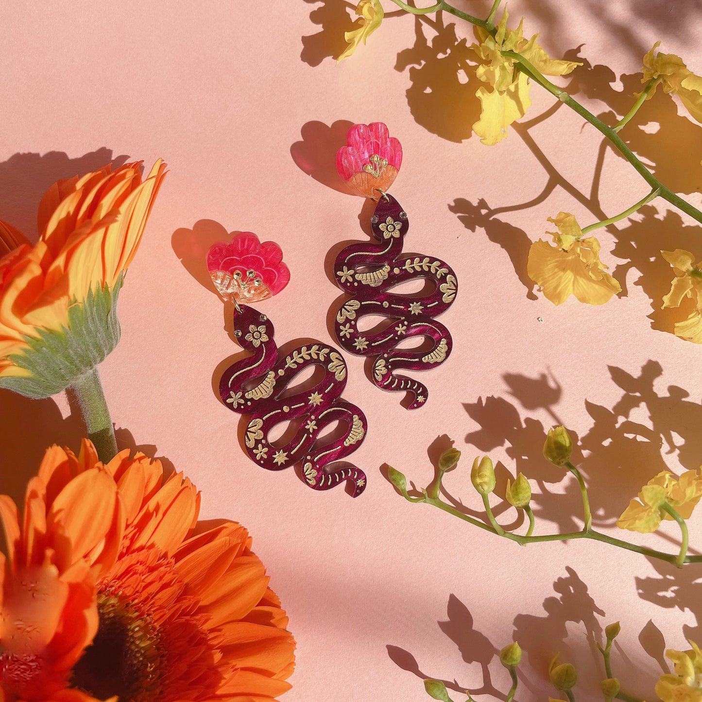 Snake Dangle Earrings