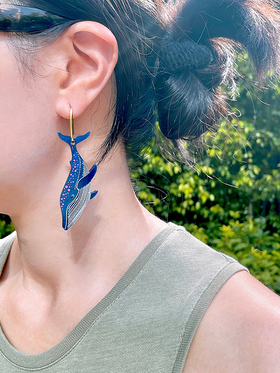 Blue Whale Hoops