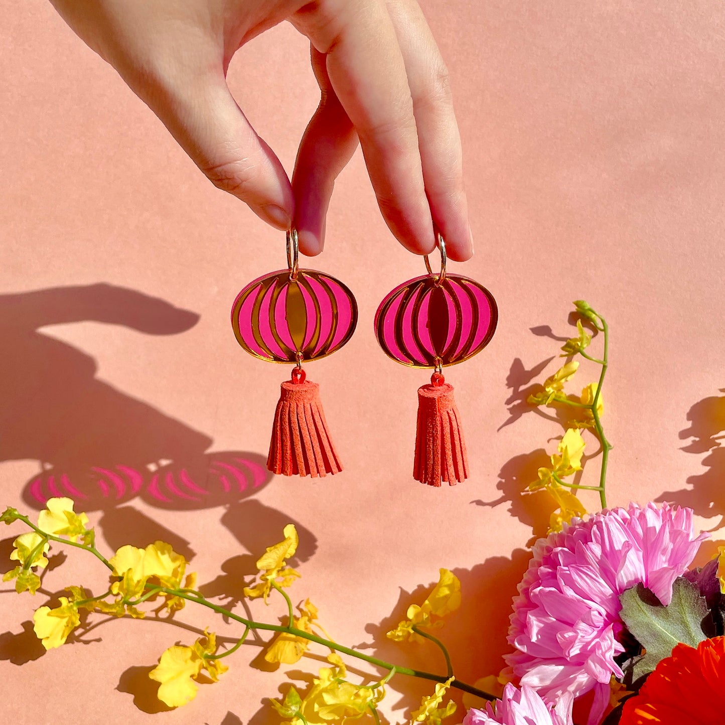 Big Lantern Hoops Earrings