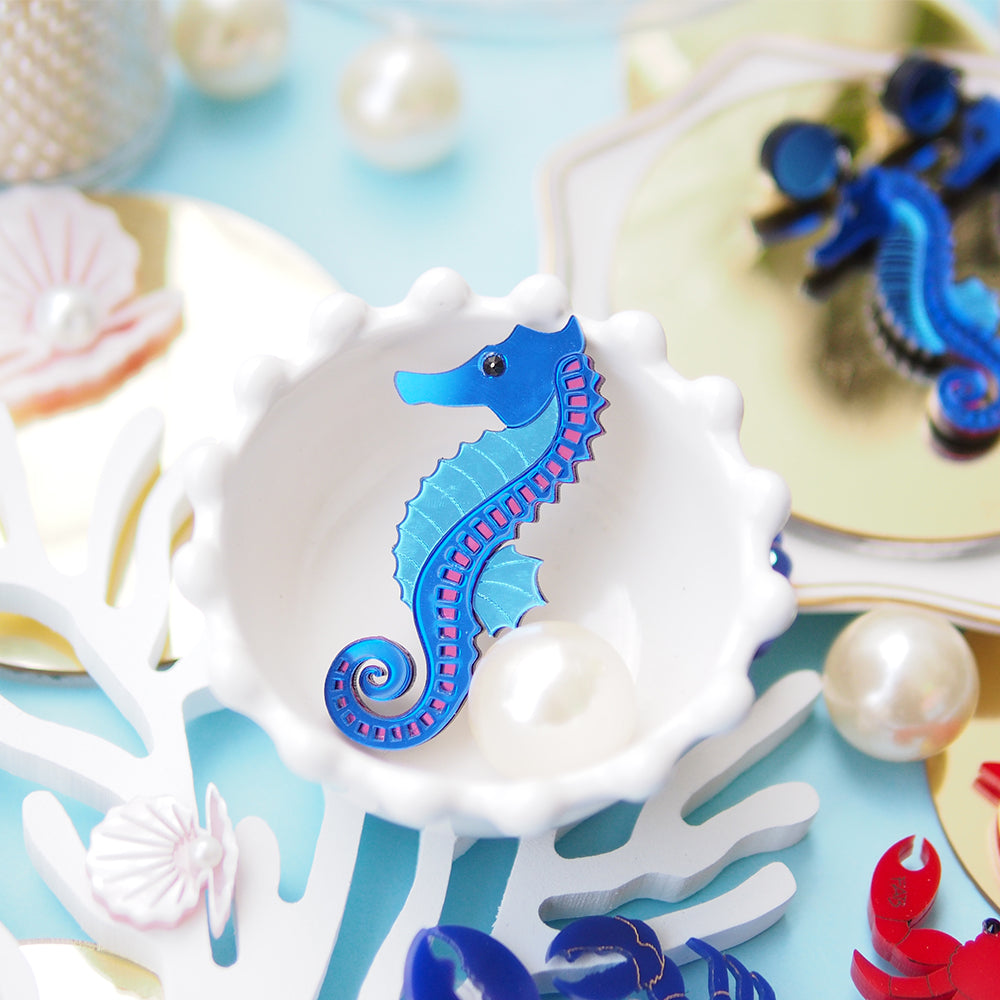 Seahorse Brooch