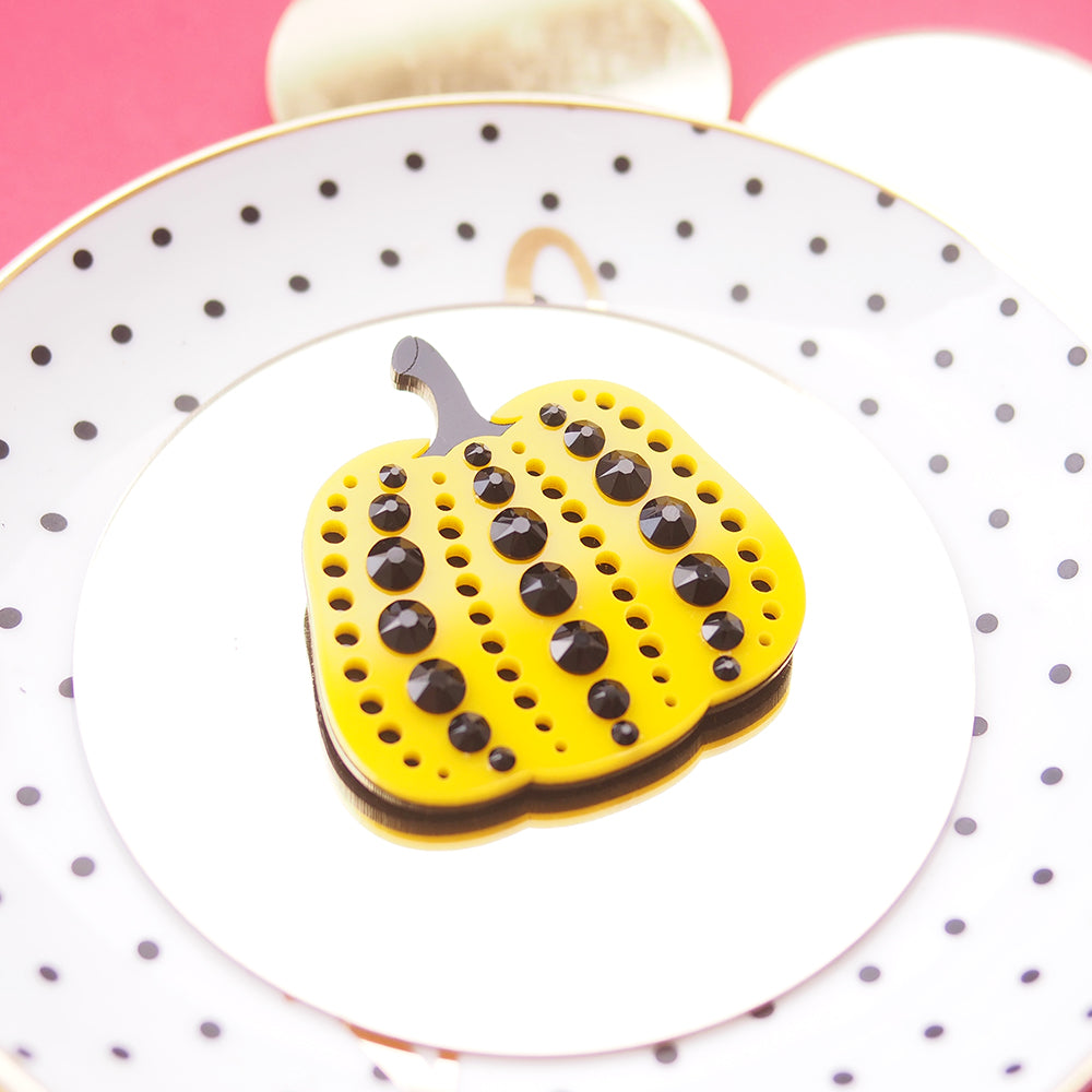 Pumpkin Brooch