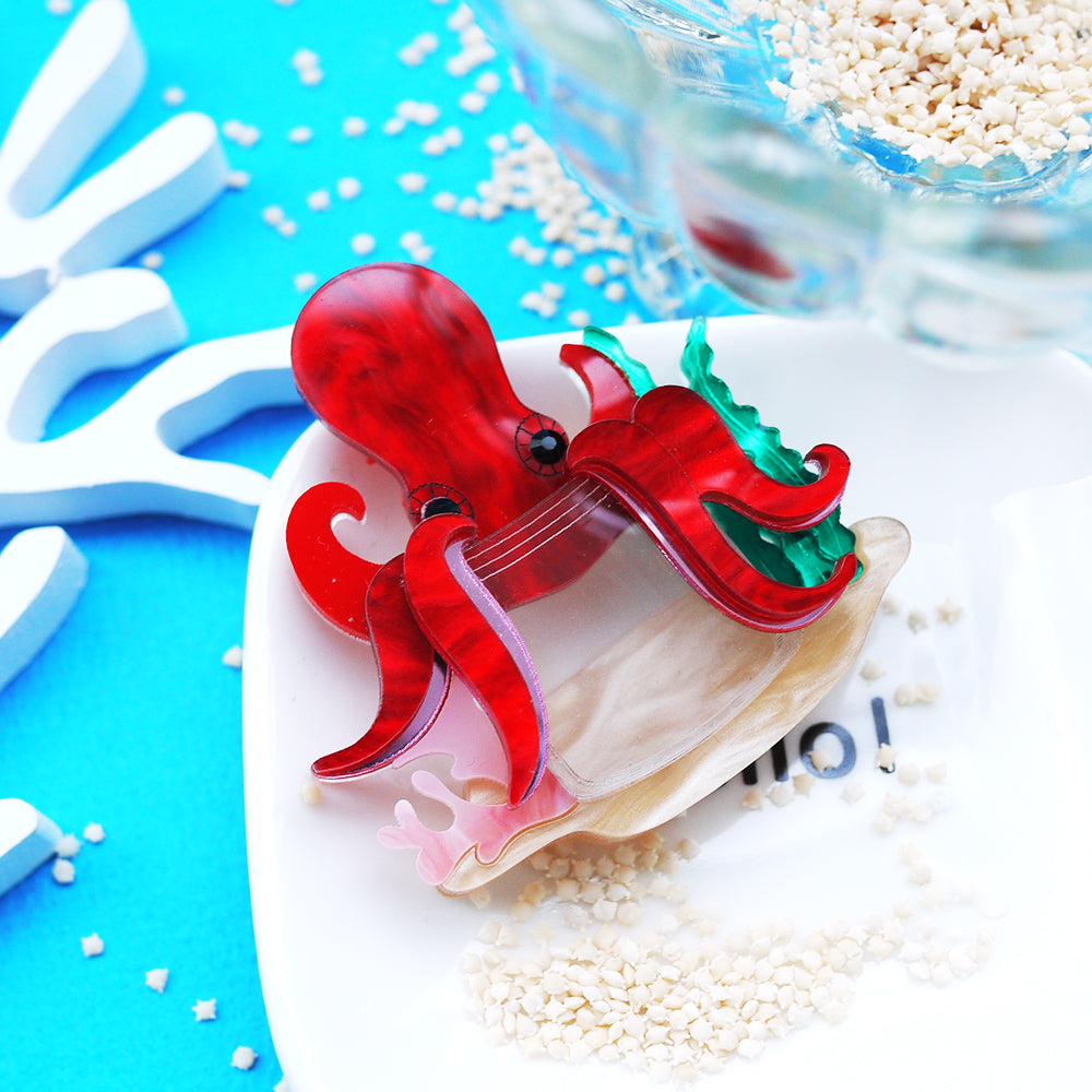 Octopus Brooch