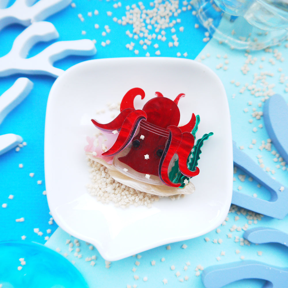 Octopus Brooch