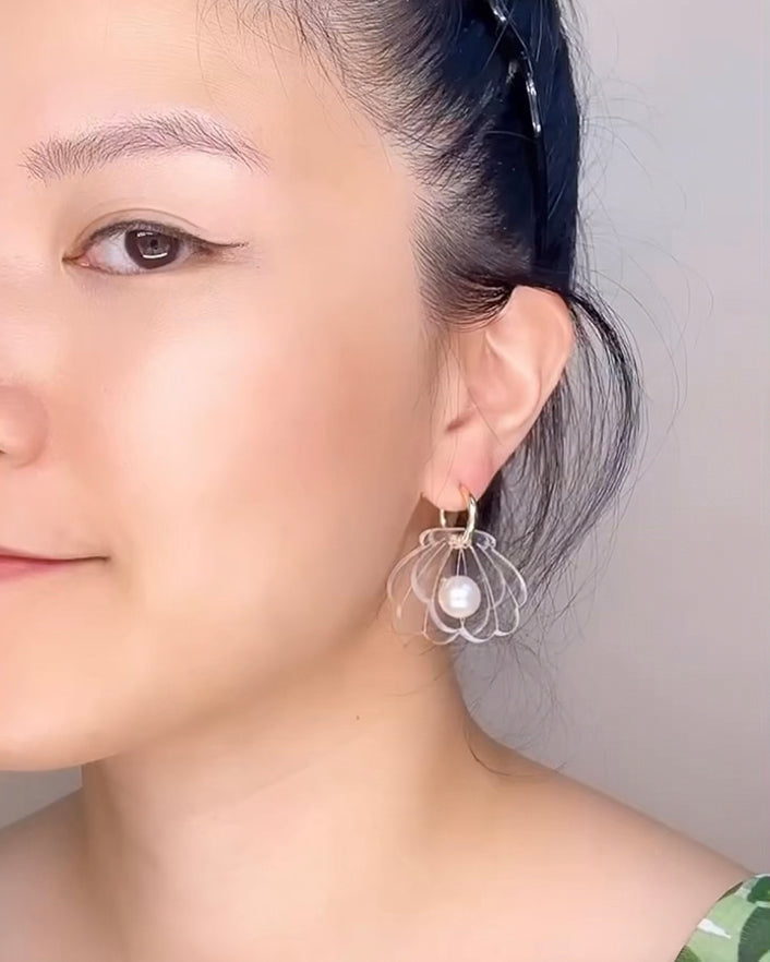 Shell Hoop Earrings
