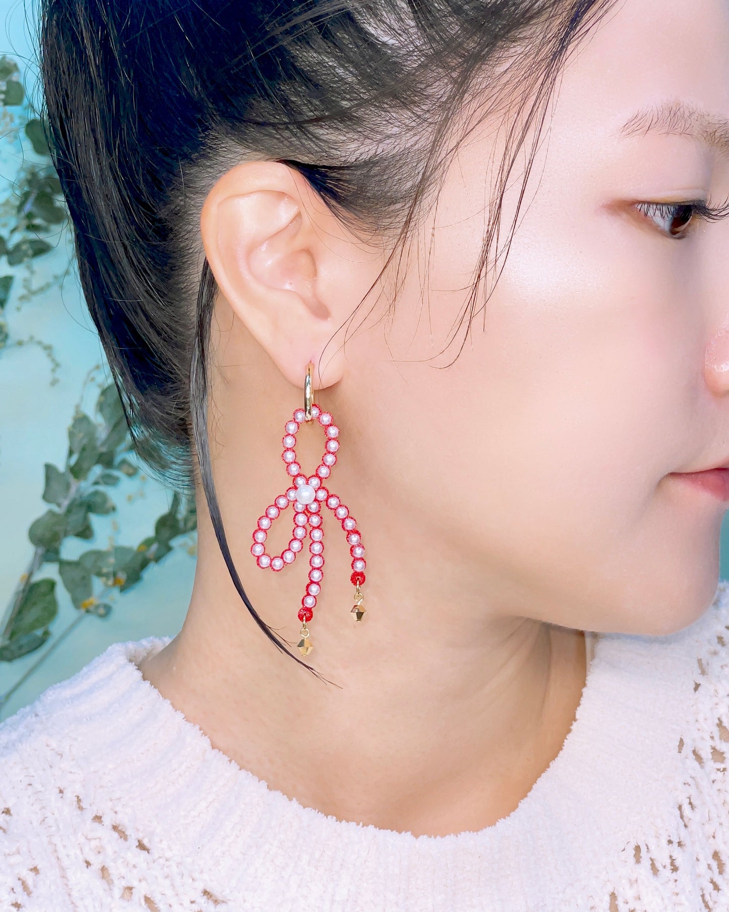 Ribbon Hoop Xmas Edition (Red)