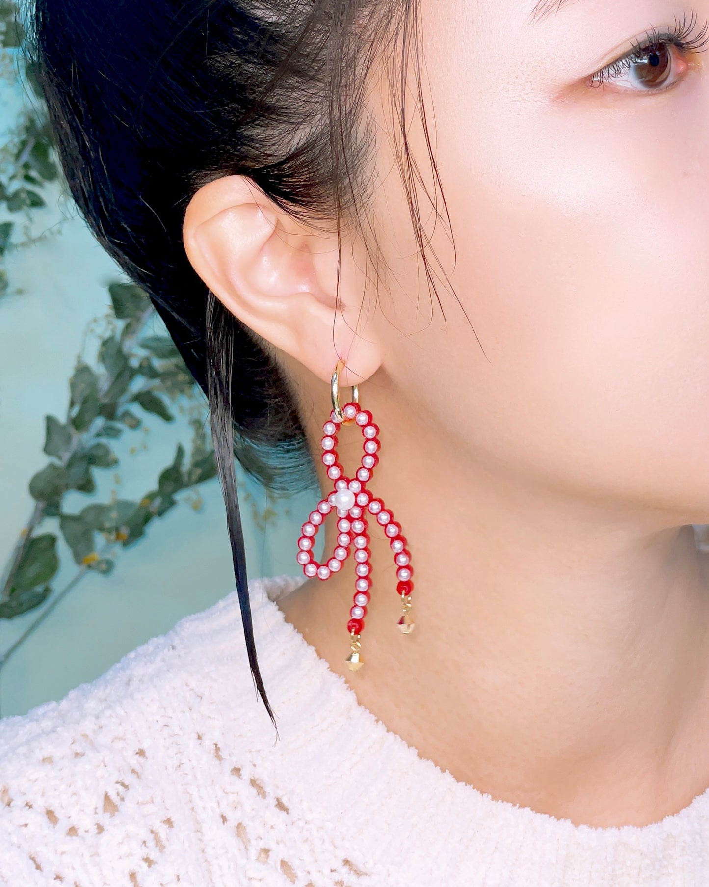 Ribbon Hoop Xmas Edition (Red)