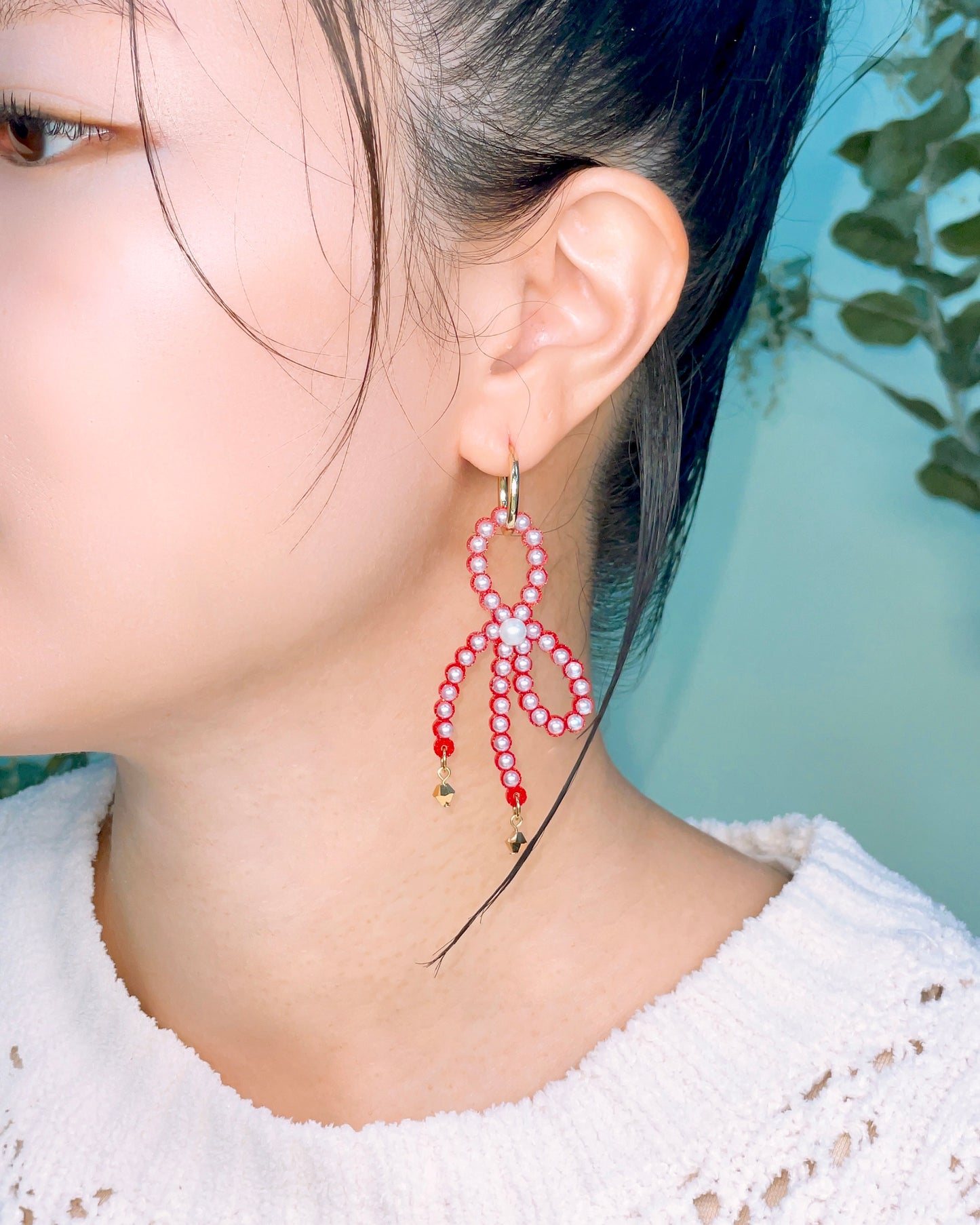 Ribbon Hoop Xmas Edition (Red)