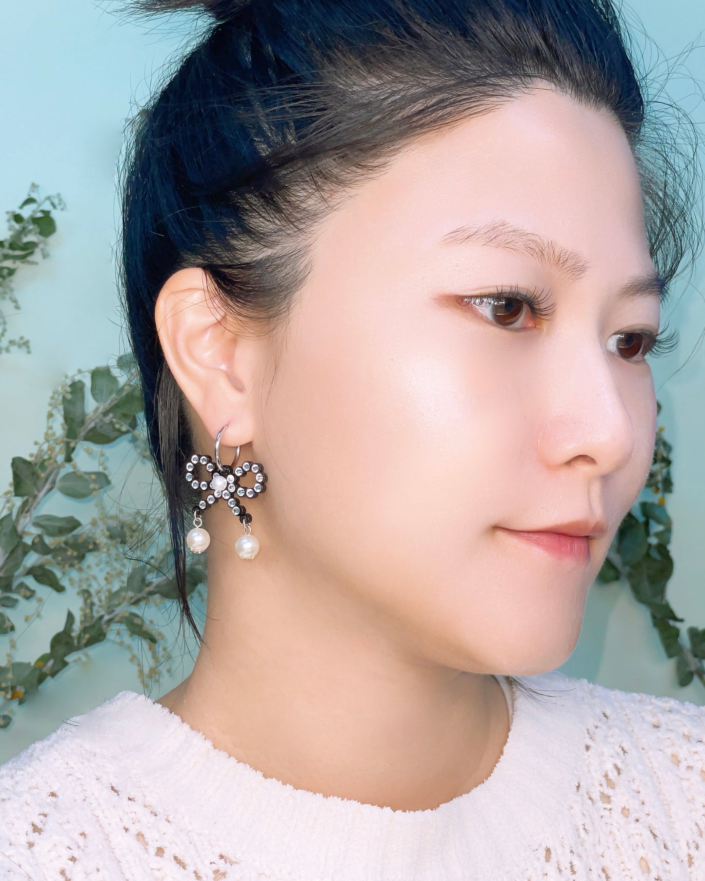 Mini Ribbon Hoop (Black)