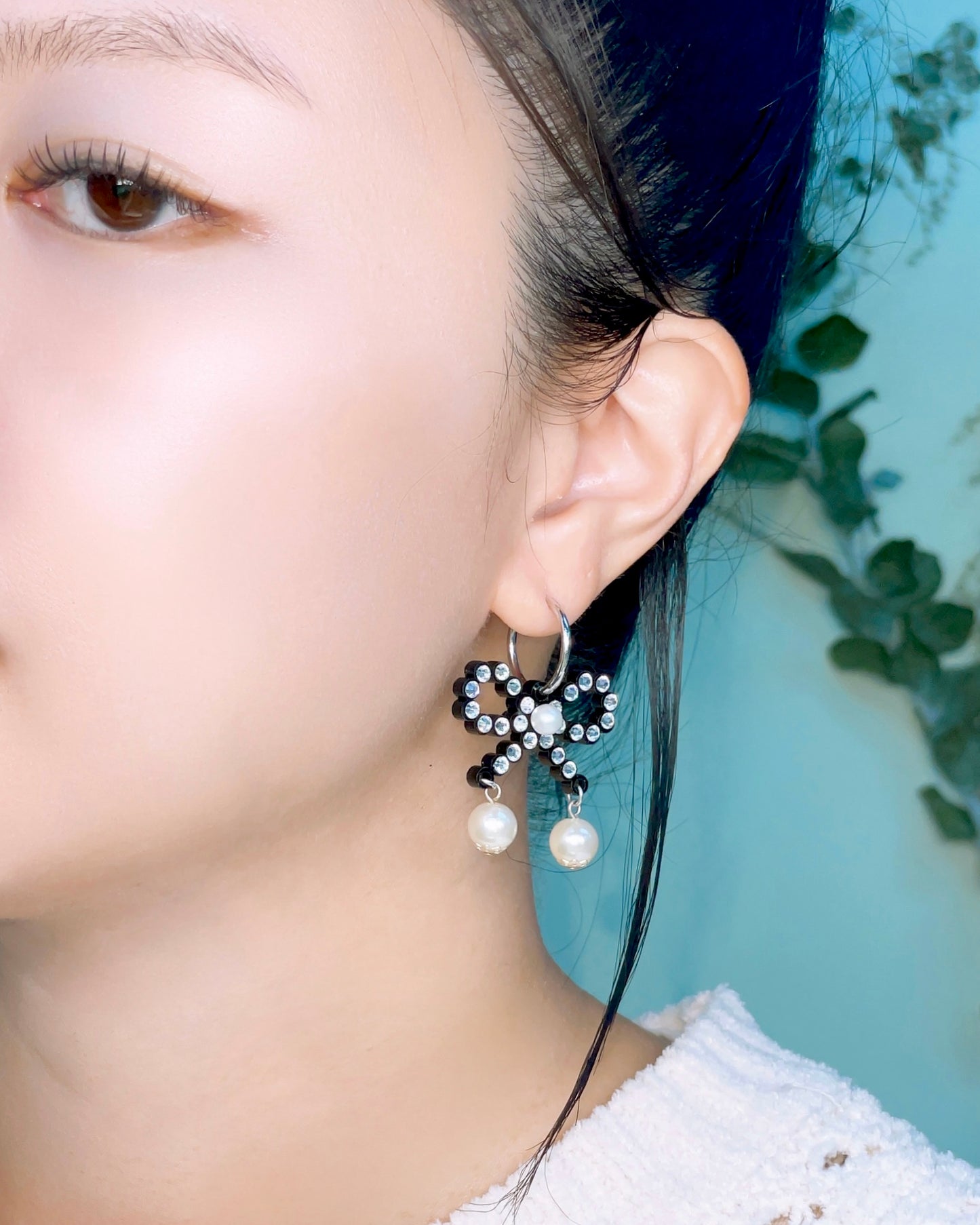 Mini Ribbon Hoop (Black)