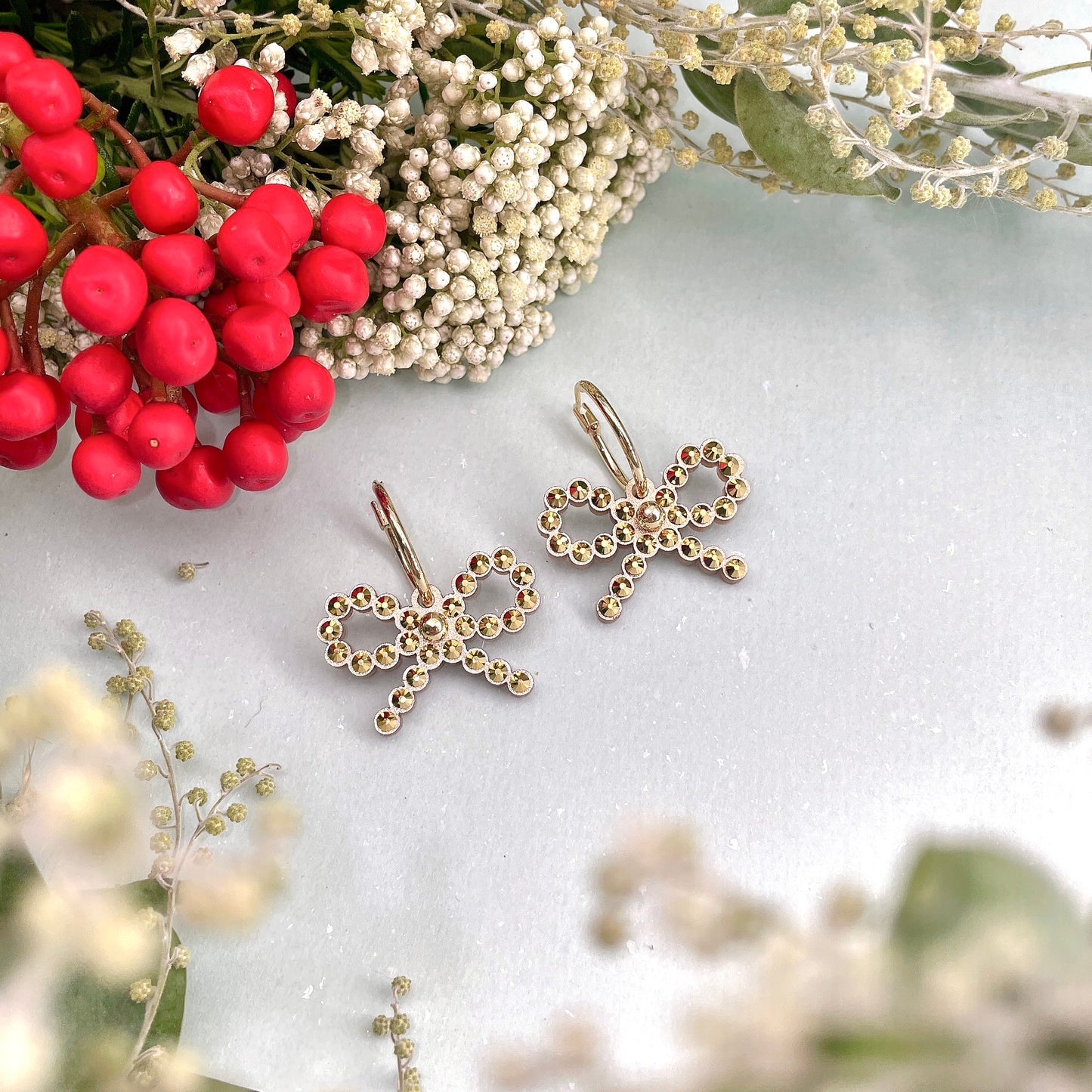 Mini Ribbon Hoop (Gold)