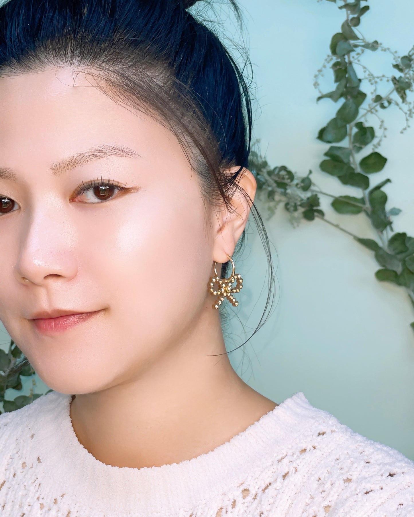 Mini Ribbon Hoop (Gold)