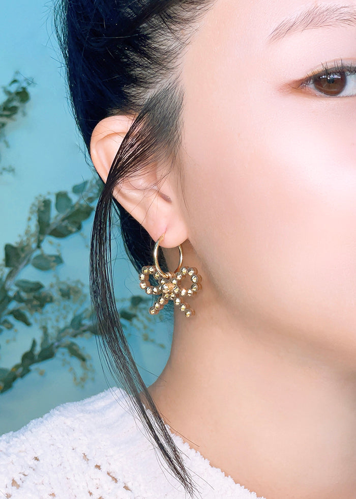 Mini Ribbon Hoop (Gold)