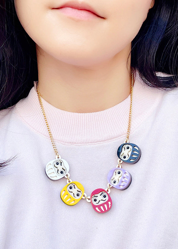 Daruma Statement Necklace