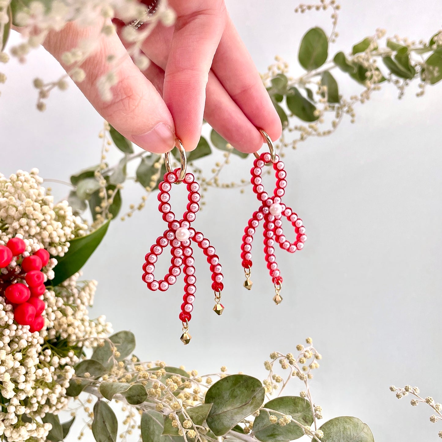 Ribbon Hoop Xmas Edition (Red)