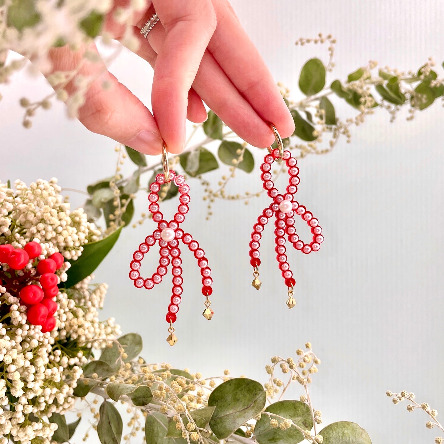 Ribbon Hoop Xmas Edition (Red)