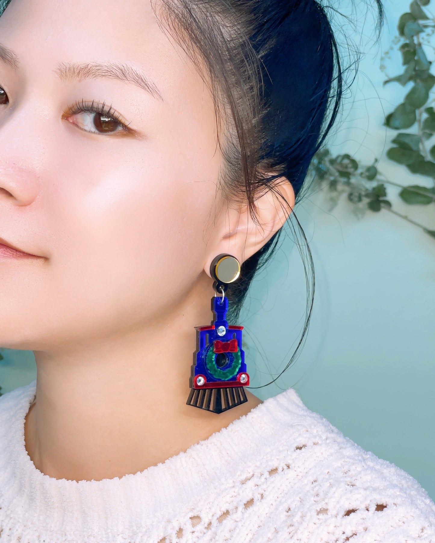 Hogwarts Express Train Dangle Earrings
