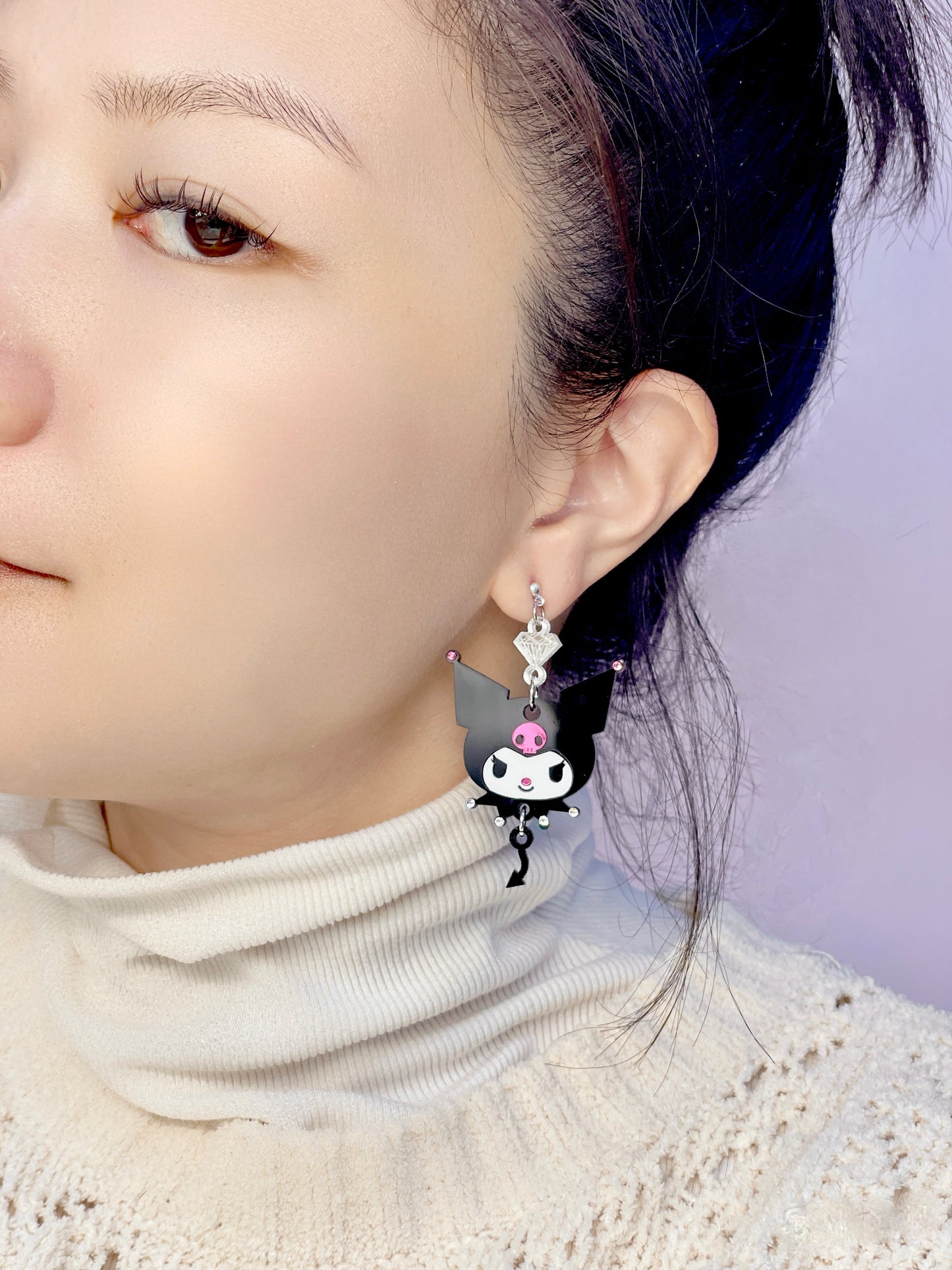 Kuromi Earrings