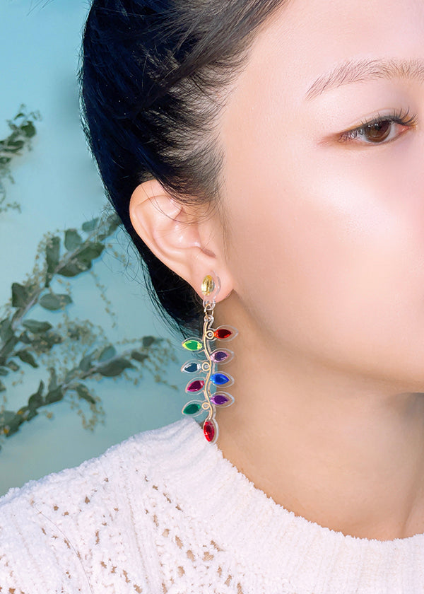 Xmas Light Dangle Earrings