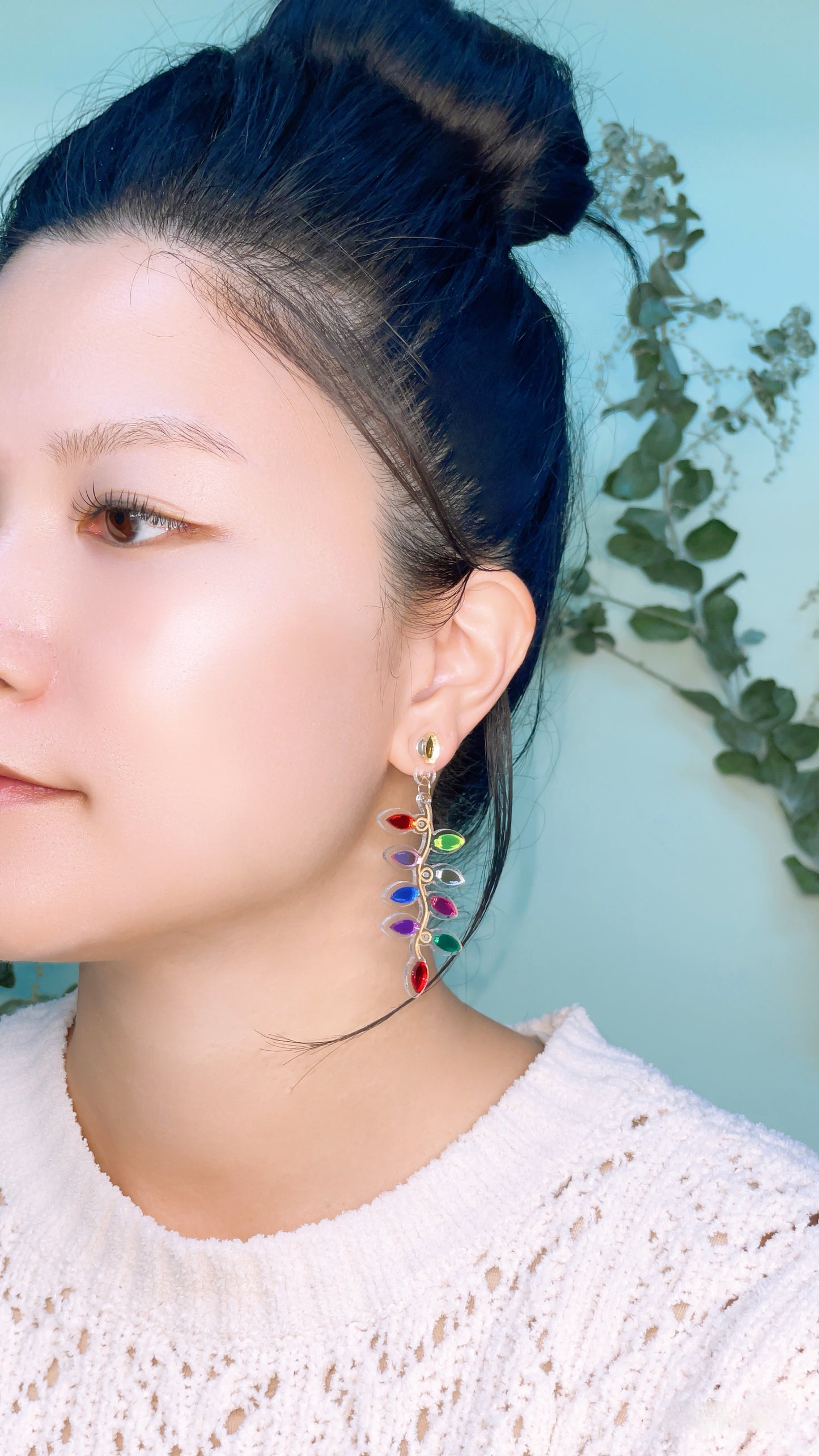 Xmas Light Dangle Earrings
