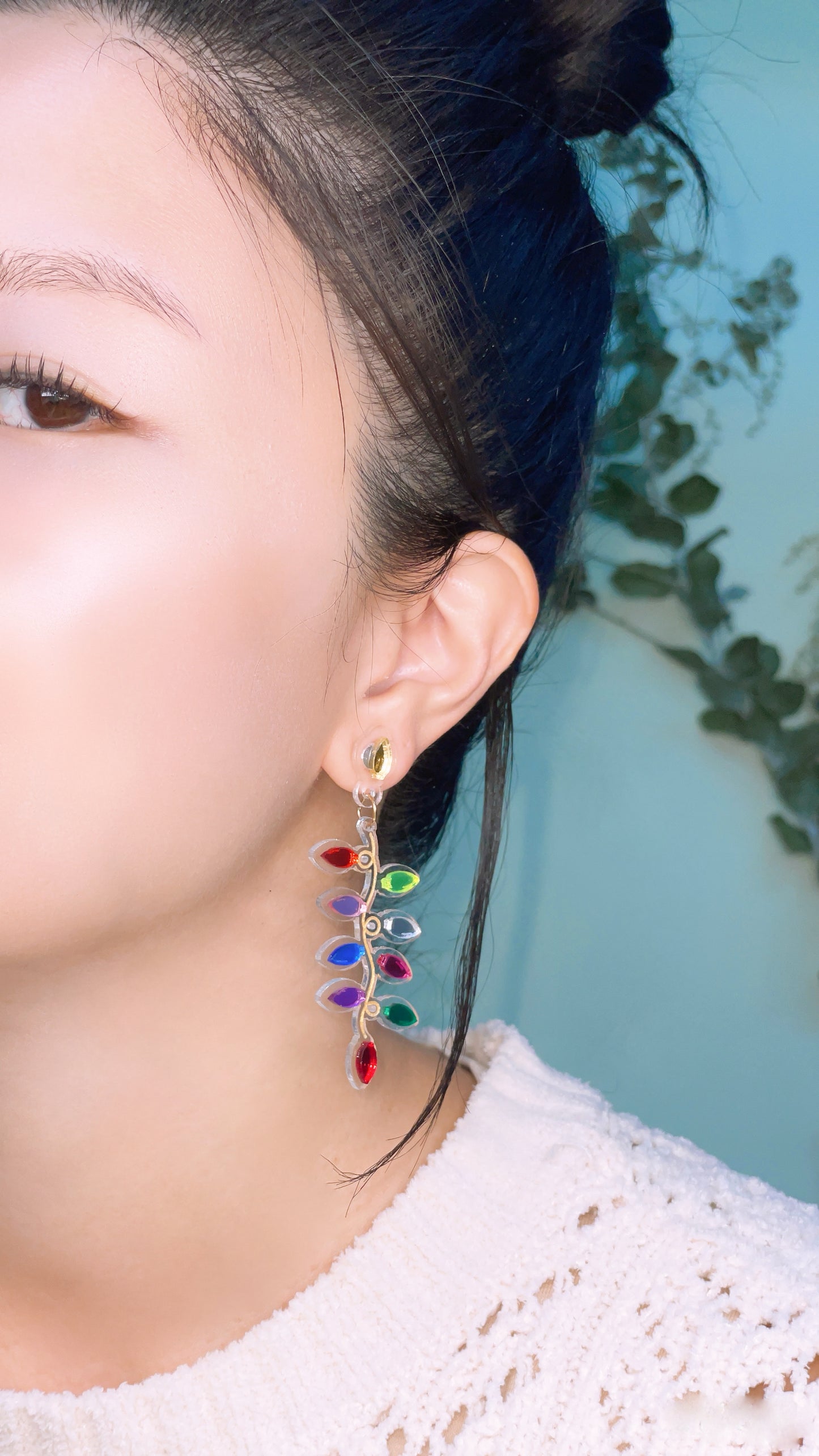 Xmas Light Dangle Earrings