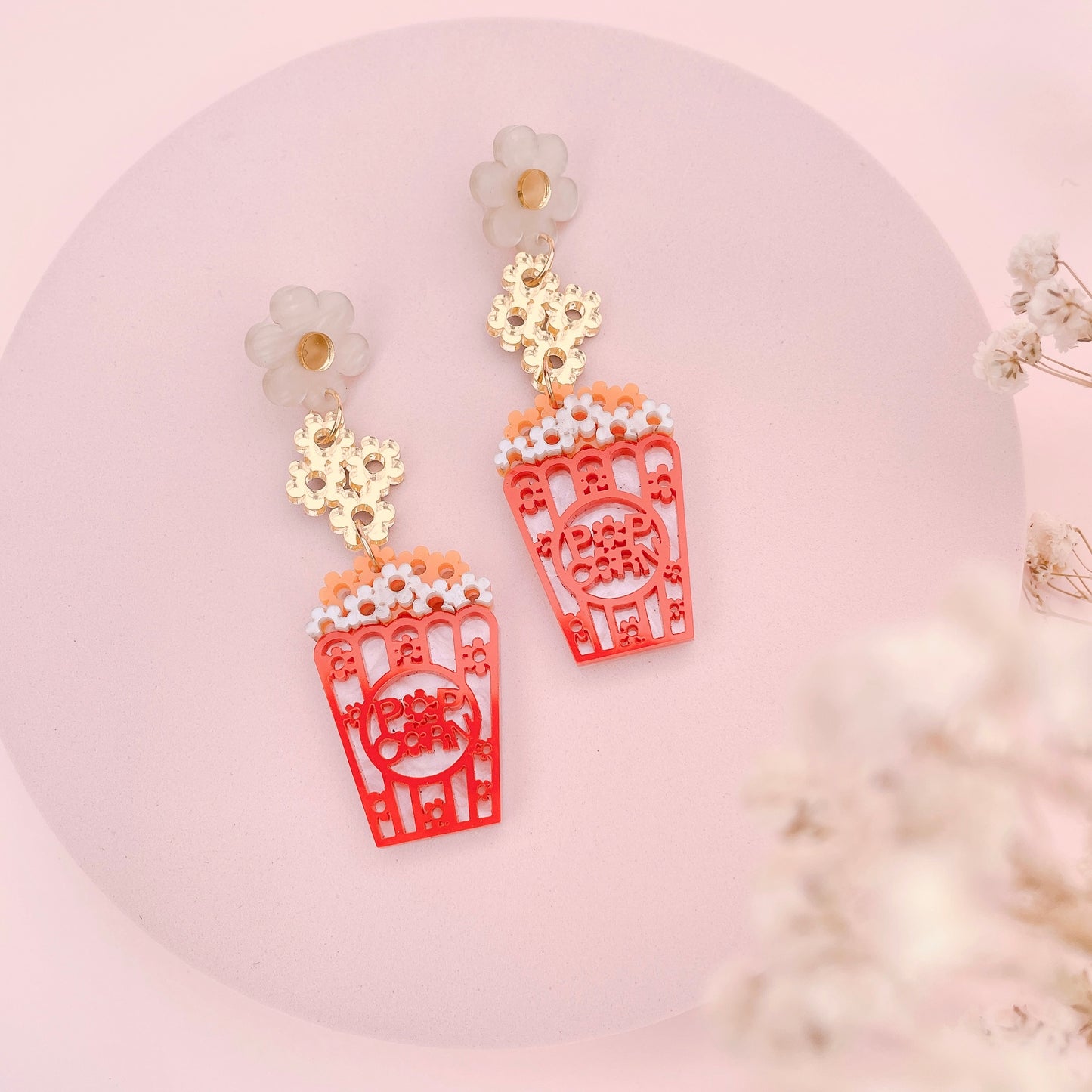Popcorn Dangle Earrings