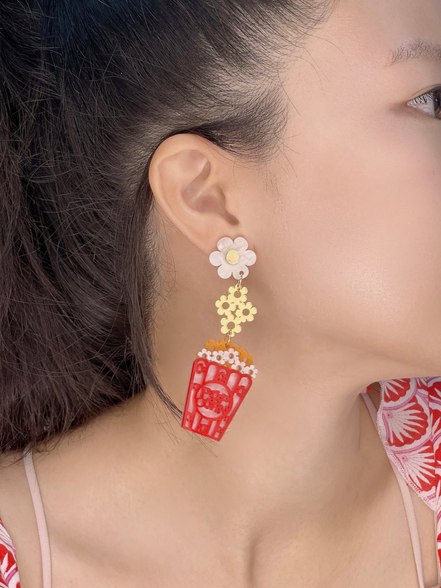 Popcorn Dangle Earrings