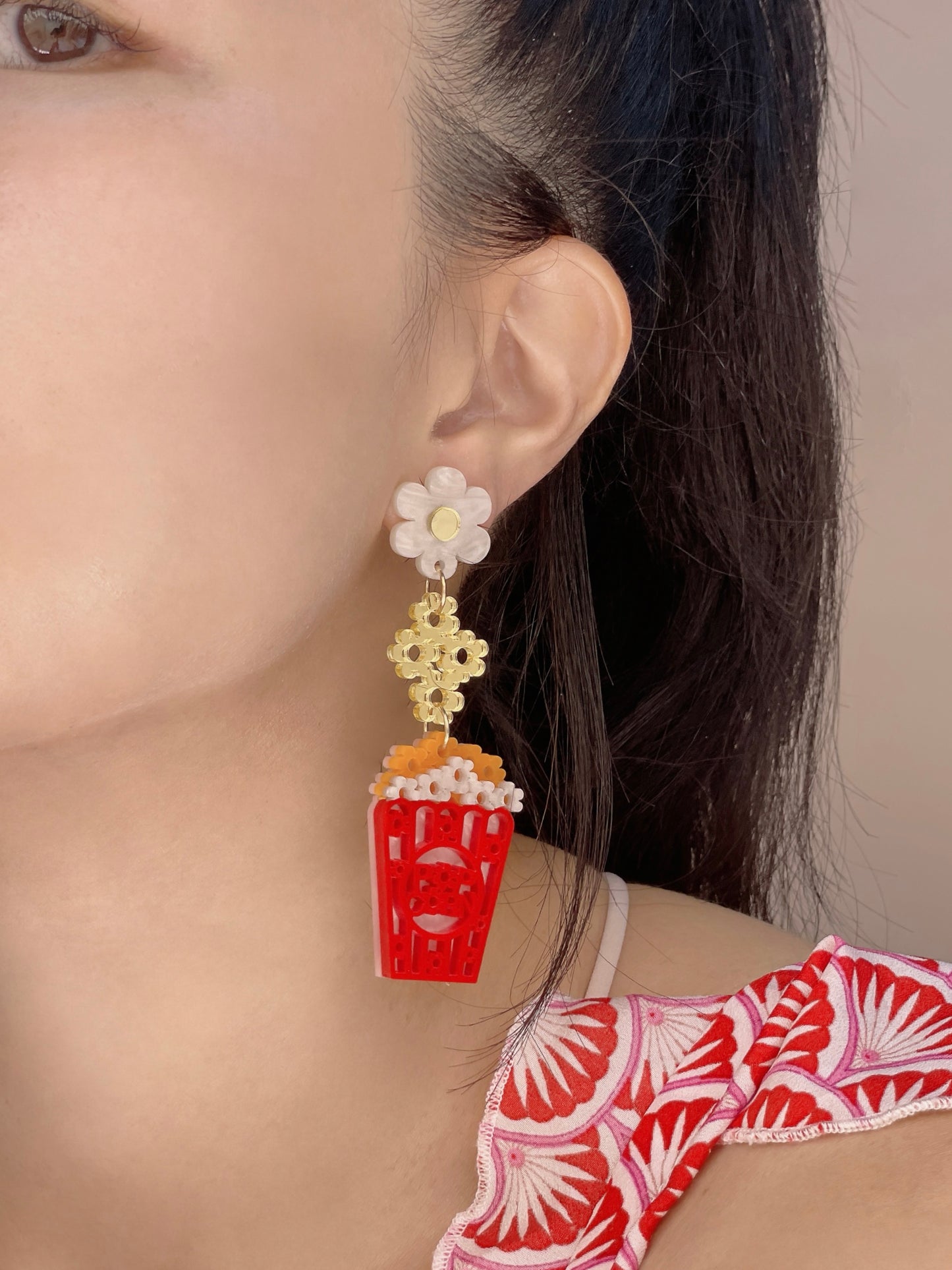 Popcorn Dangle Earrings