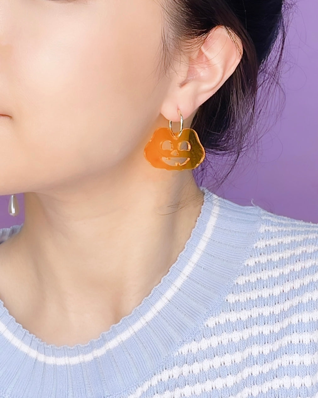 Pumpkin Hoop Earrings (Many Ways)