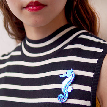 Seahorse Brooch