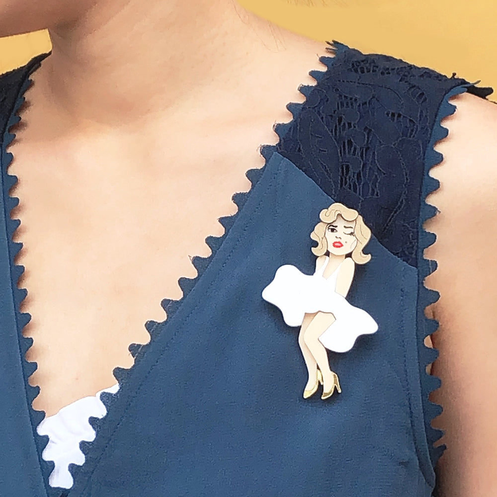 Marilyn Monroe Brooch