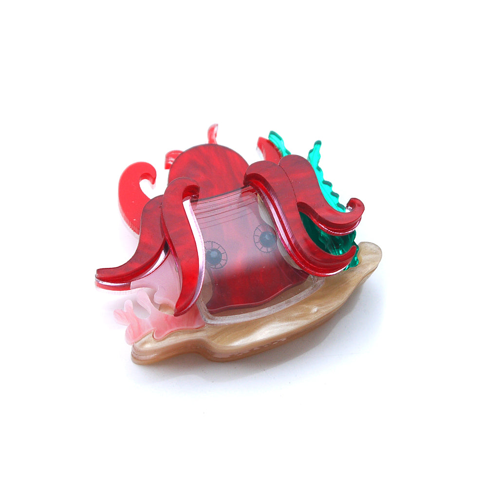 Octopus Brooch