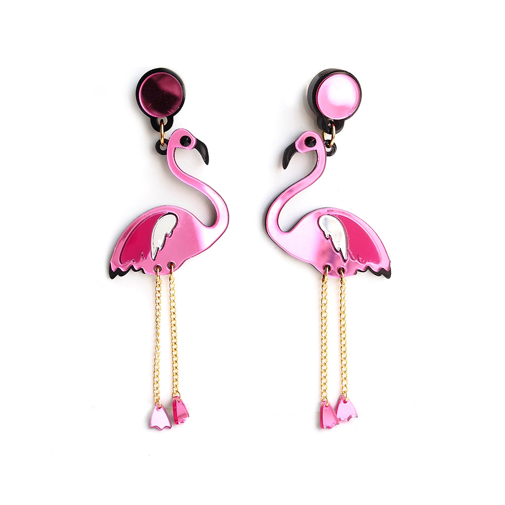 Flamingo Earrings