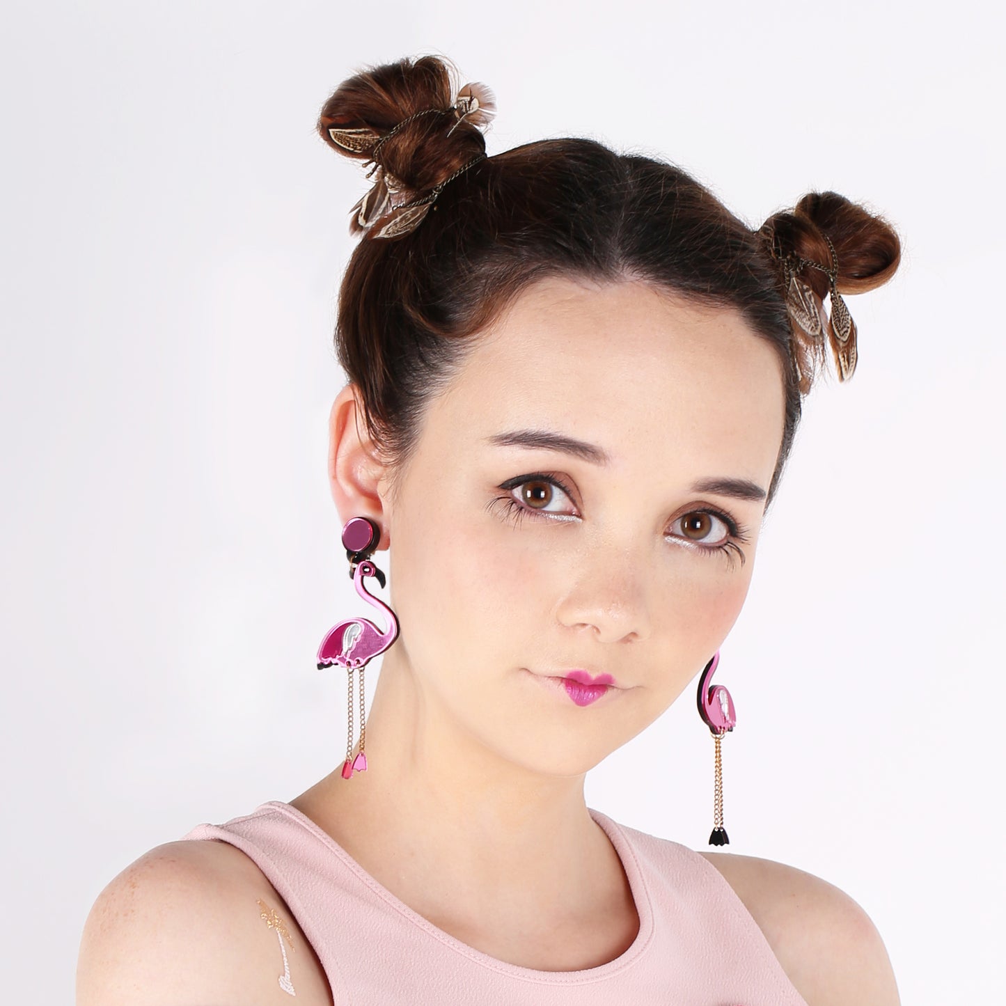 Flamingo Earrings