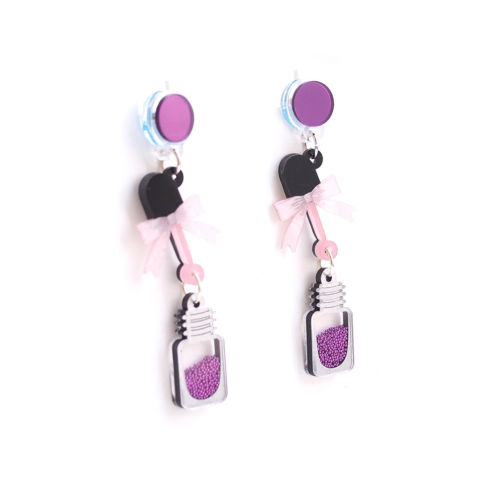 Nail Polish Earrings