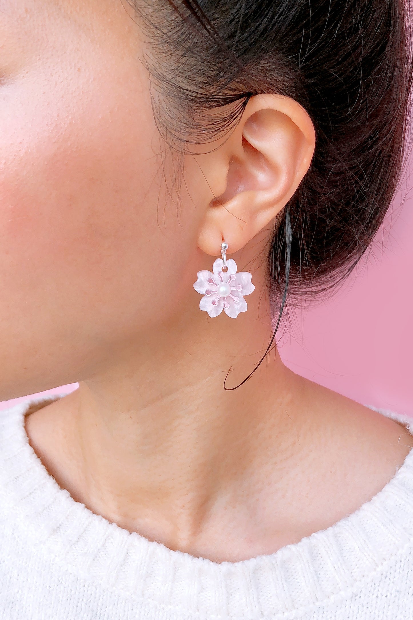 Sakura Single Earrings