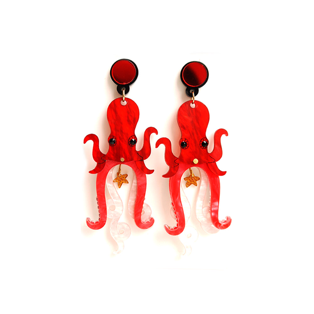 Octopus Earrings