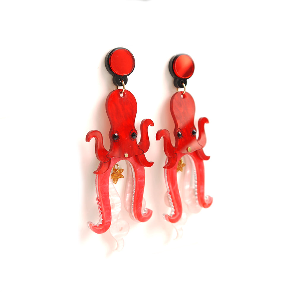 Octopus Earrings