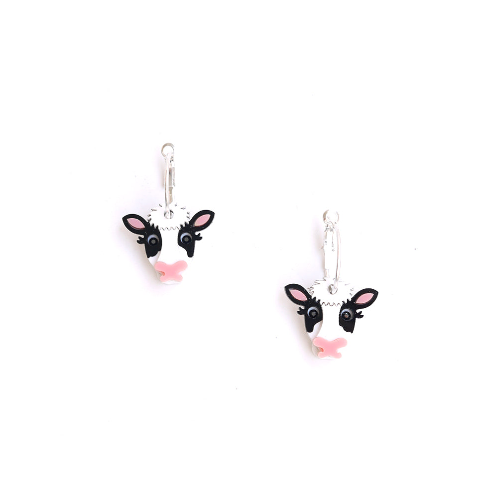 Cow Hoop Earrings (3 ways)