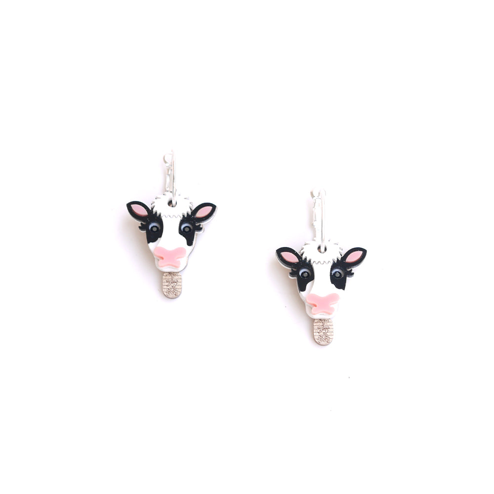 Cow Hoop Earrings (3 ways)