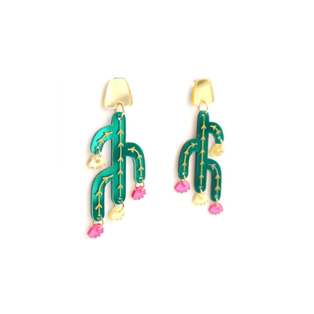 Sagauro Cactus Earrings