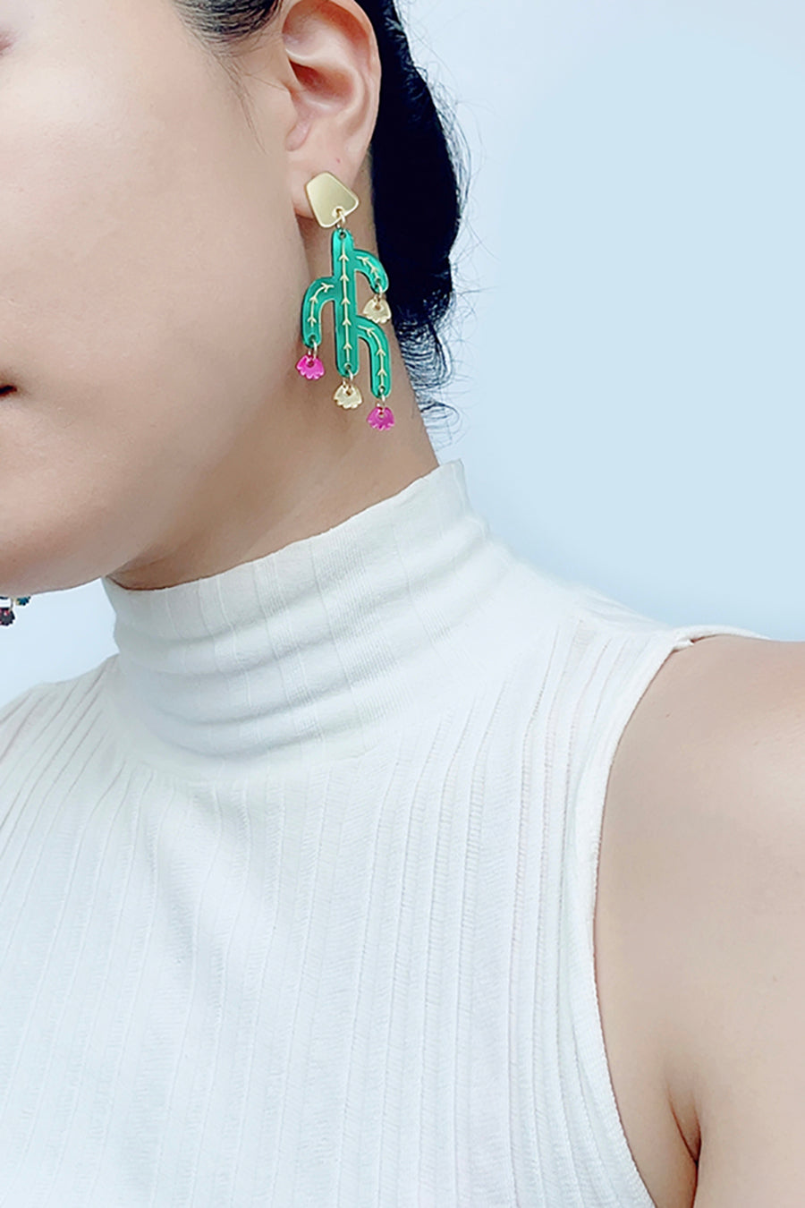 Sagauro Cactus Earrings