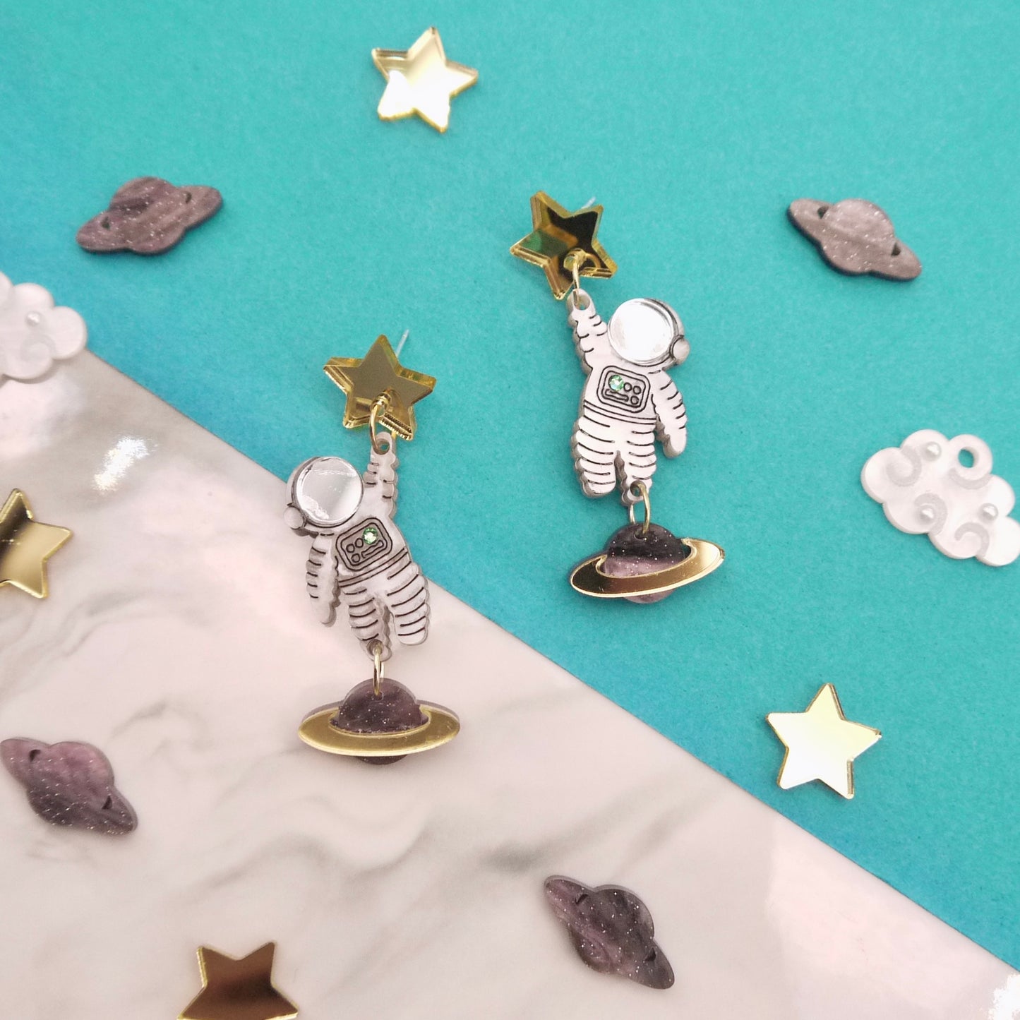 Astronaut Earrings