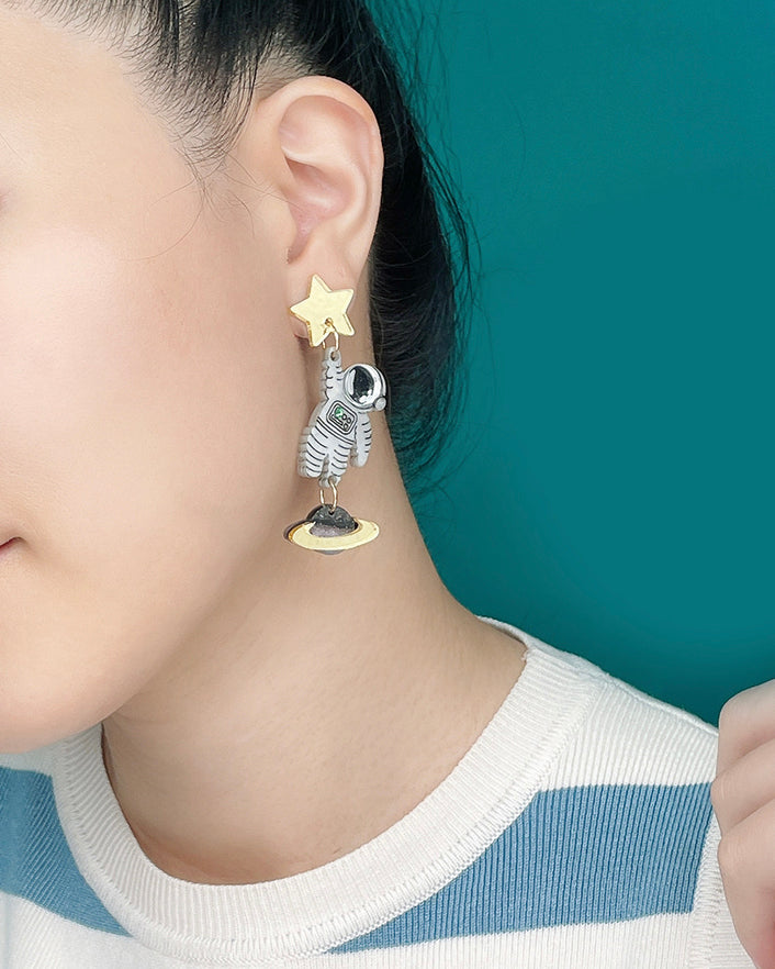 Astronaut Earrings