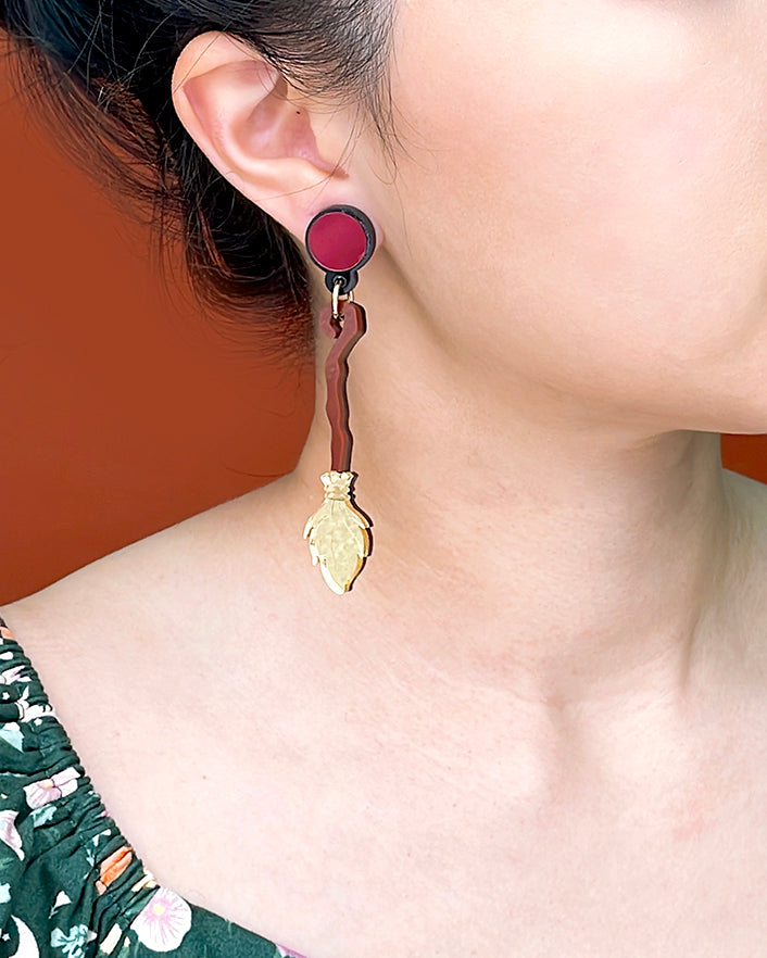 Broomstick Earrings