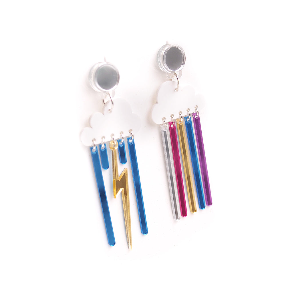 Rainbow Dangle Earrings