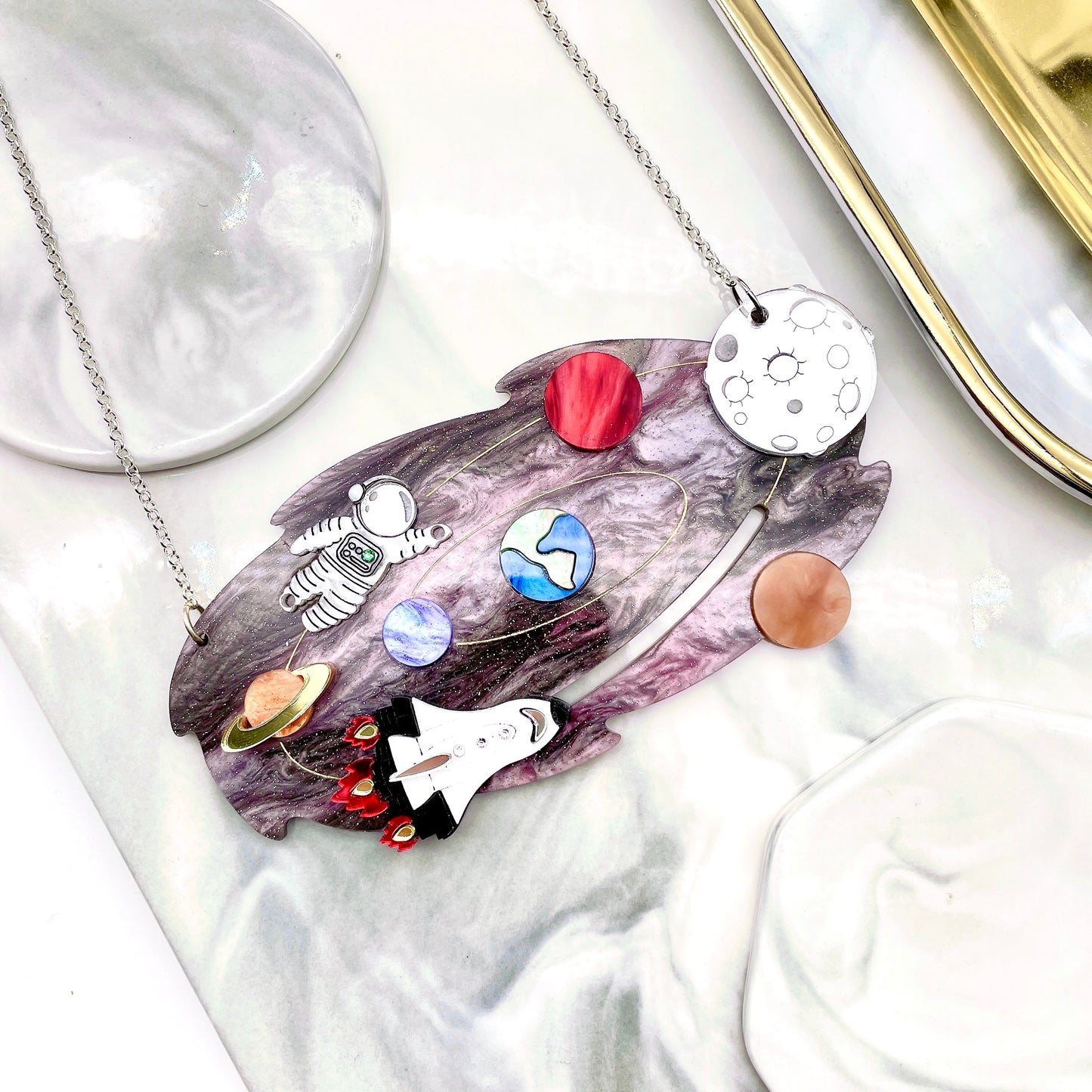 Galaxy Statement Necklace