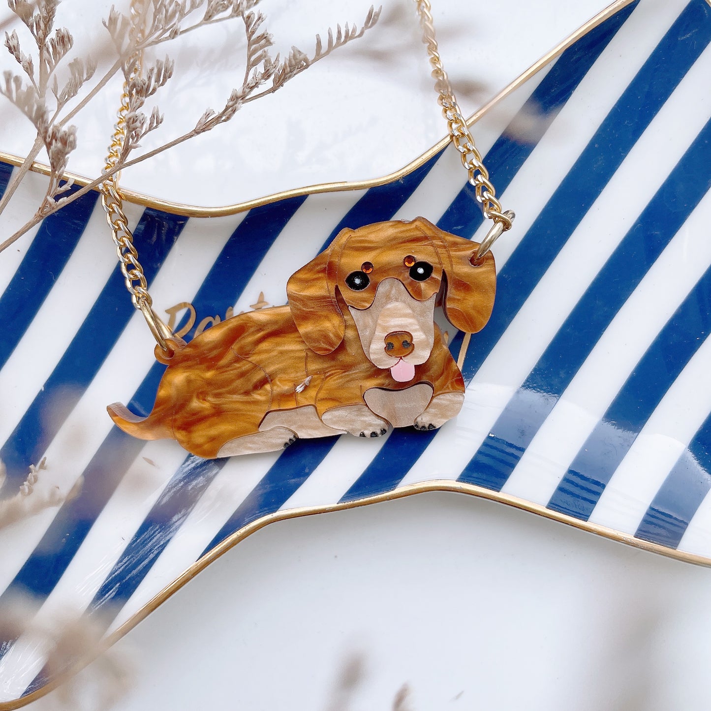 Custom Made Dog Necklace with Body