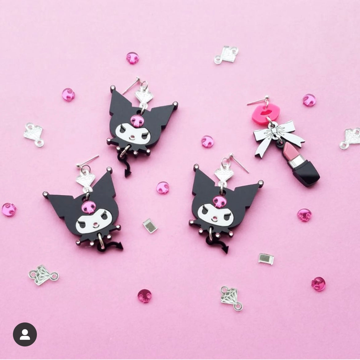 Kuromi Earrings