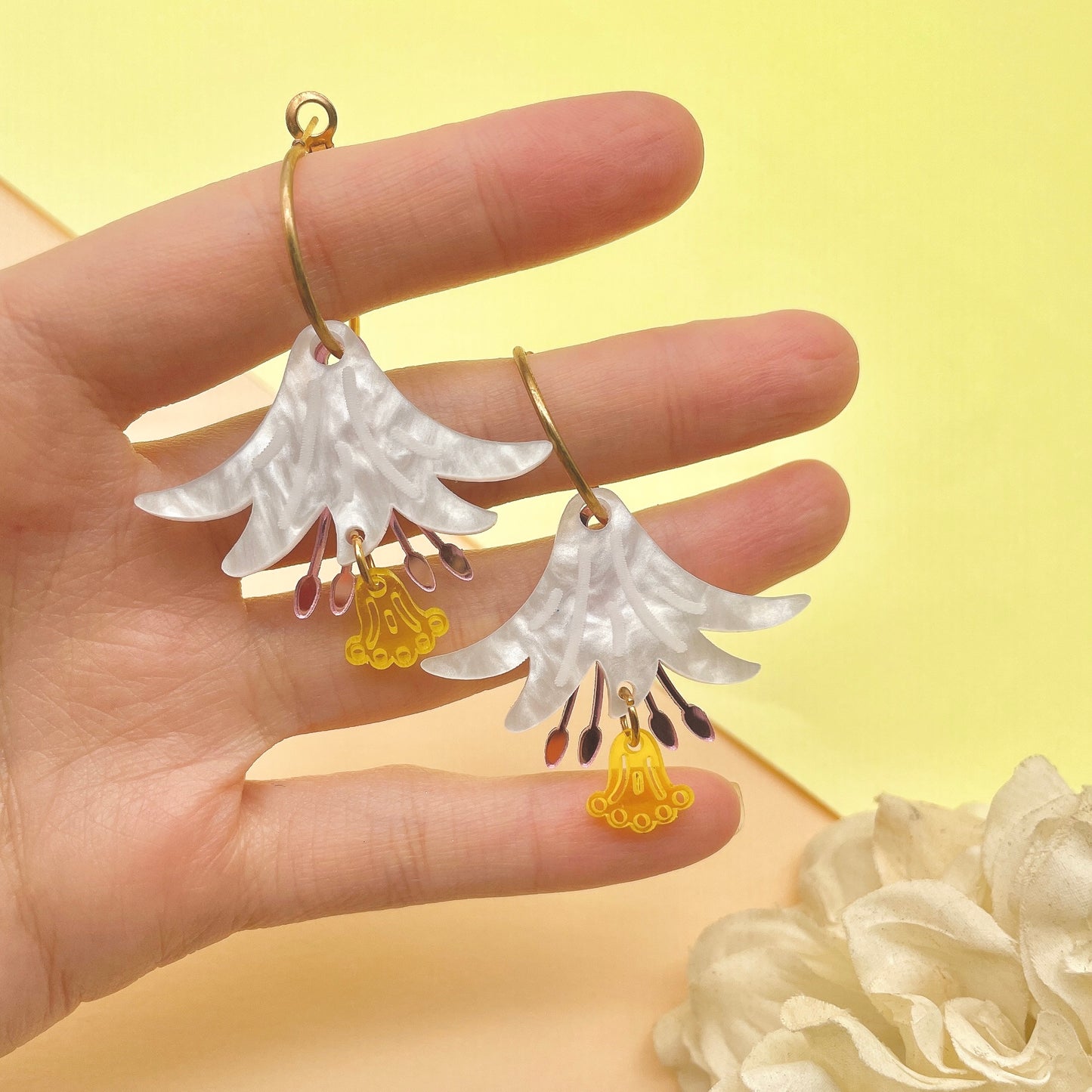 Lily Hoop Earrings