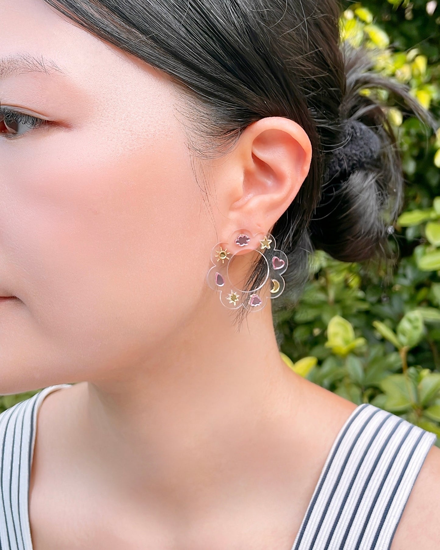 Flower Cloud Studs